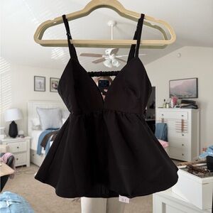 Abercrombie Elegant Black Women's Top